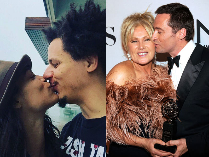 Two celebrity odd couples.