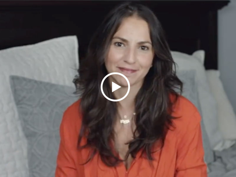 Marni talking to the camera about do girls like nice guys.