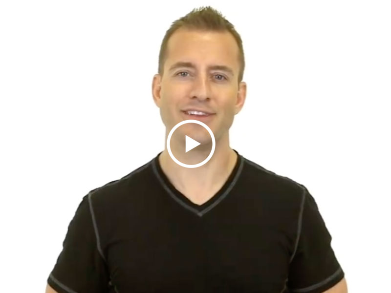 Mat Boggs in a video still talking to the camera about how to be more attractive.